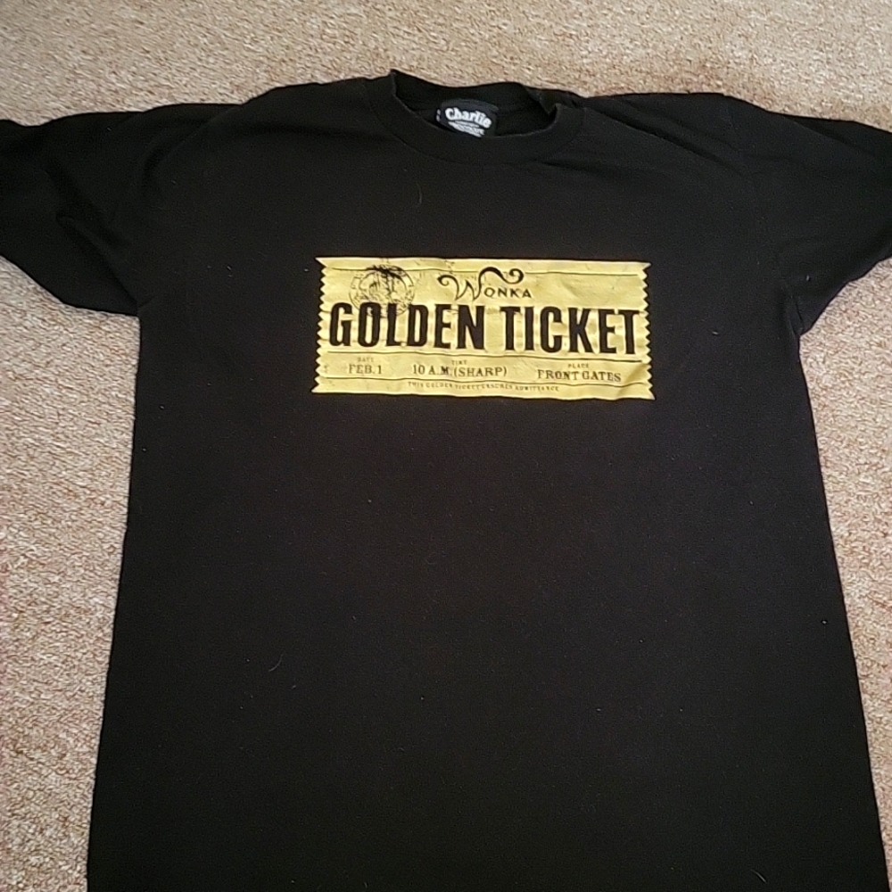 Wonka Golden Ticket Tshirt